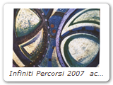 Infiniti Percorsi 2007  acrilico  100x100
